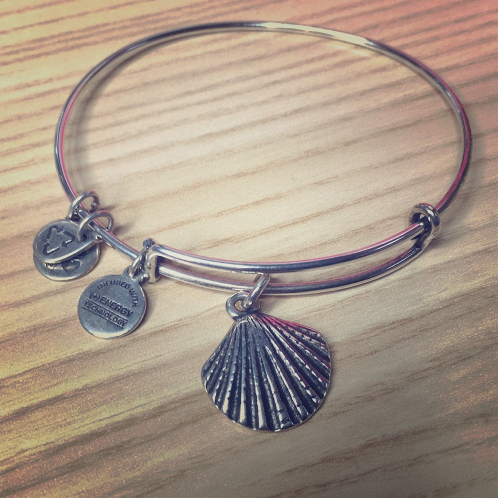 Alex & Ani shell bracelet